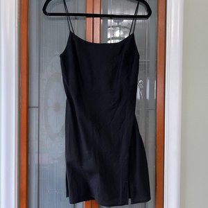 ASOS Black Cami Linen Dress. Size US 4.